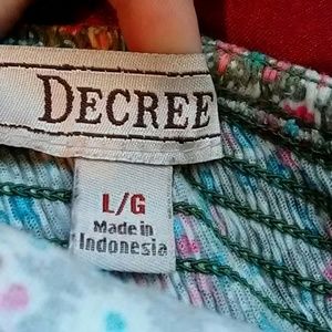 Decree Babydoll Top with Lace Detail